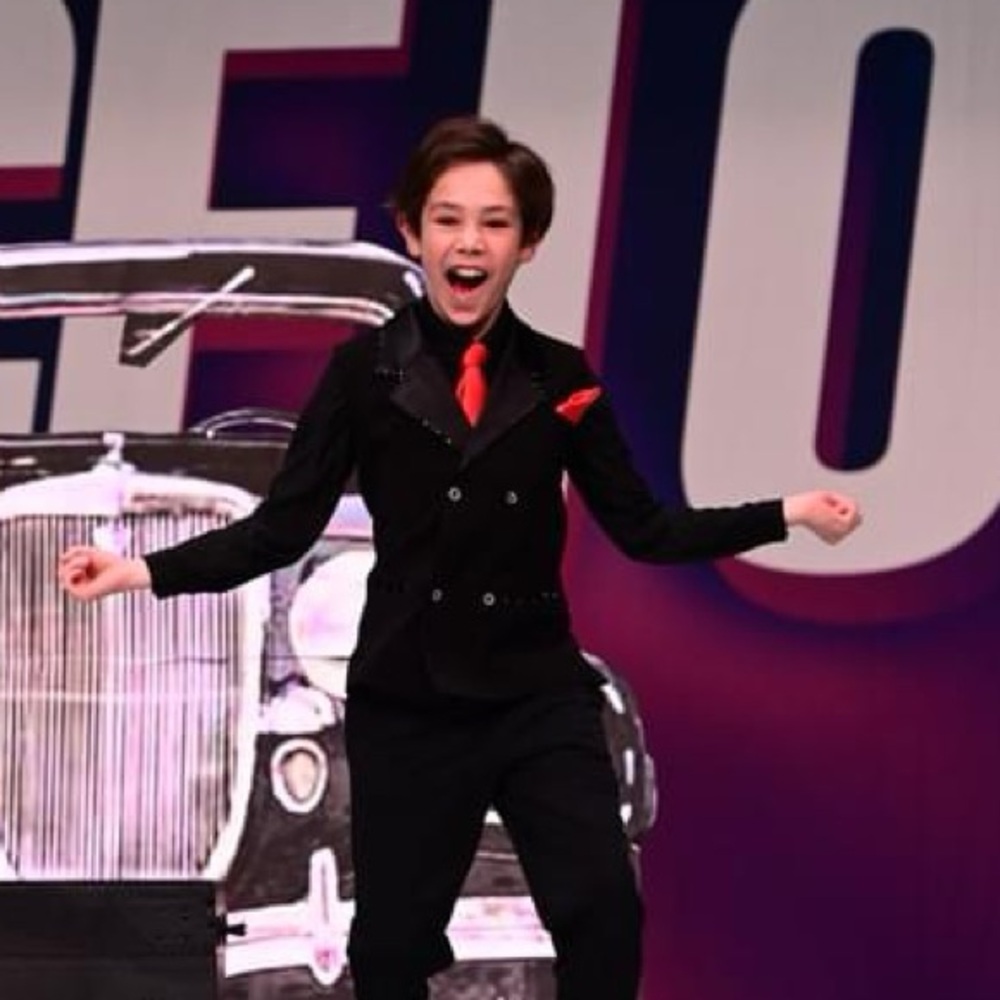 Boys custom ballroom/dance vest